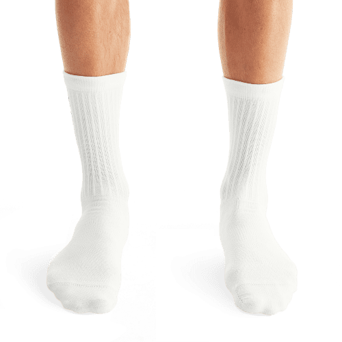 399.01718 logo sock 3 pack fw23 white u g3