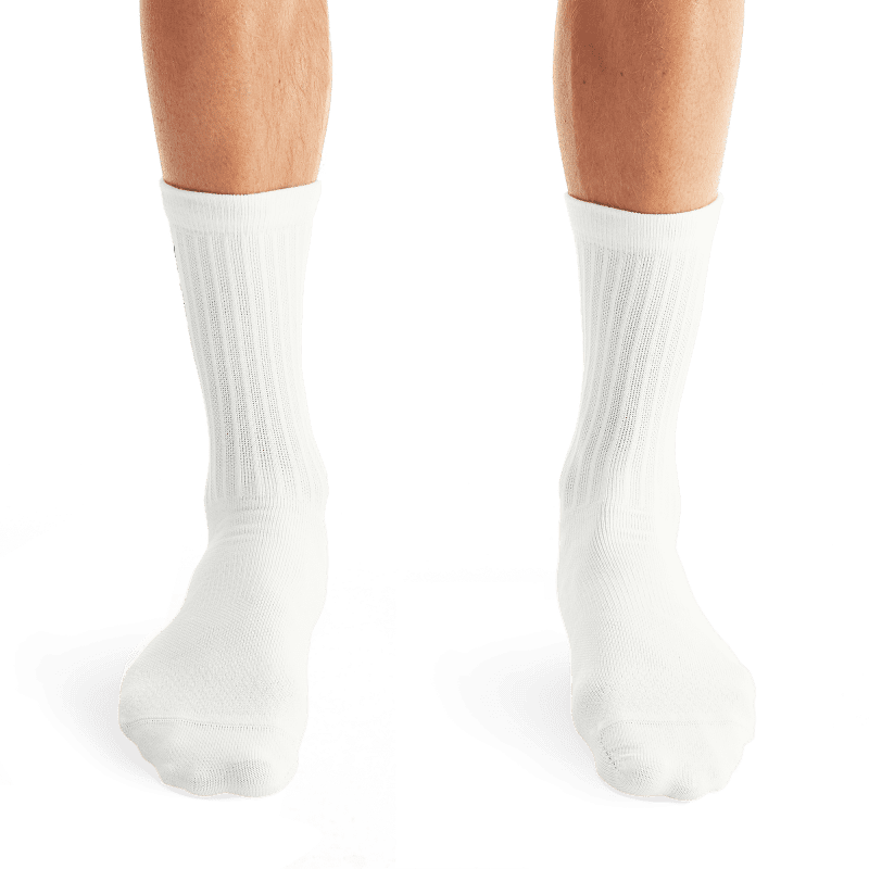 399.01718 logo sock 3 pack fw23 white u g3