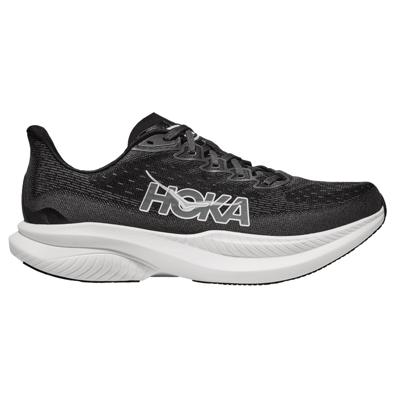 HokaMach black white wide