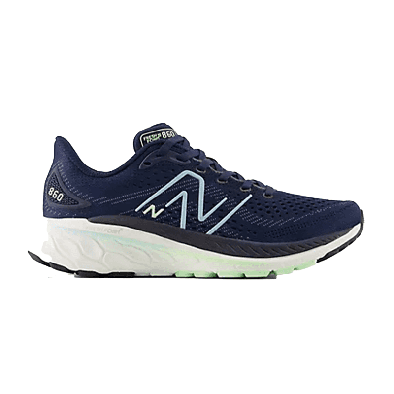 NewBalanceWomens860v13 Navy BleachBlue Gre