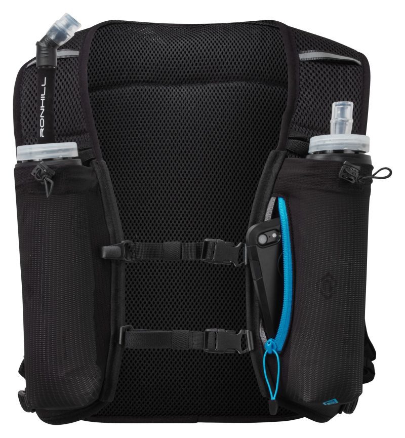 Packs Commuter Vest RH 006169 Rh 00867 Black Cyan Strap Detail