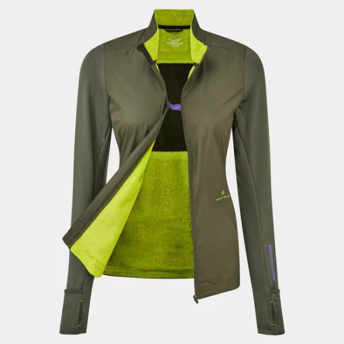 RH 005795 Wmns Tech Hyperchill Jacket Rh 00786 Khaki Citrus Open