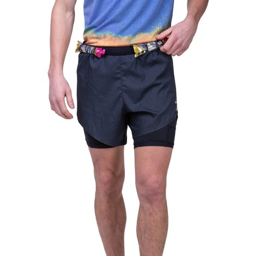 RH 007380 Mens Tech Race Twin Short R009 All Black 5642