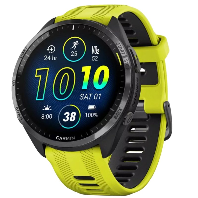 garmin forerunner 965 AMOLED black yellow Front