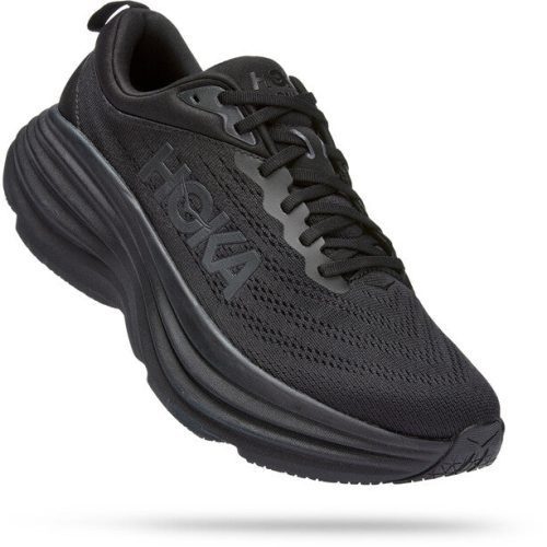 hoka one one bondi 8 running shoes men black black 1